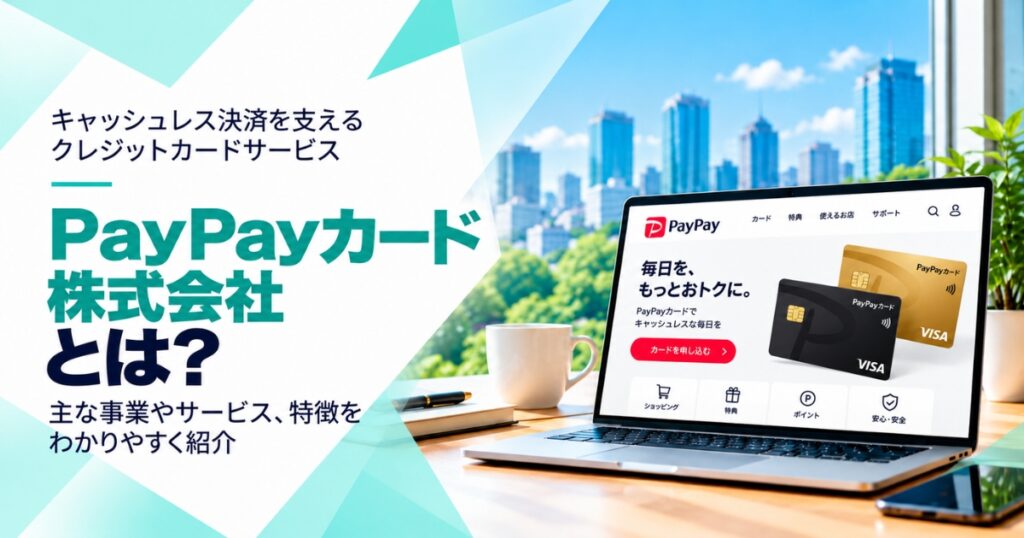 PayPayカード株式会社とは？事業内容や特徴をわかりやすく紹介